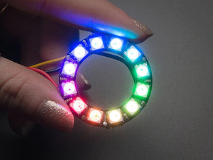 NeoPixel Ring - 12 x WS2812 5050 RGB LED with Integrated Drivers - Chicago Electronic Distributors
 - 1