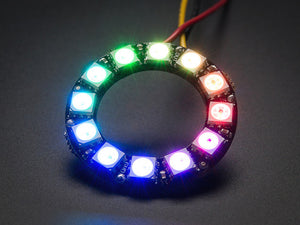 NeoPixel Ring - 12 x WS2812 5050 RGB LED with Integrated Drivers - Chicago Electronic Distributors
 - 2
