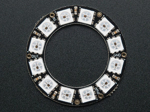 NeoPixel Ring - 12 x WS2812 5050 RGB LED with Integrated Drivers - Chicago Electronic Distributors
 - 3