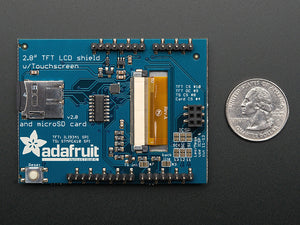 2.8" TFT Touch Shield for Arduino with Resistive Touch Screen - Chicago Electronic Distributors
 - 3