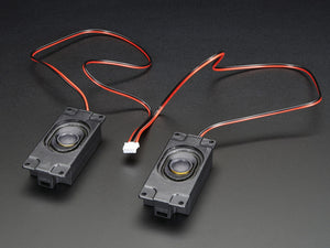 Stereo Enclosed Speaker Set - 3W 4 Ohm - Chicago Electronic Distributors
 - 1