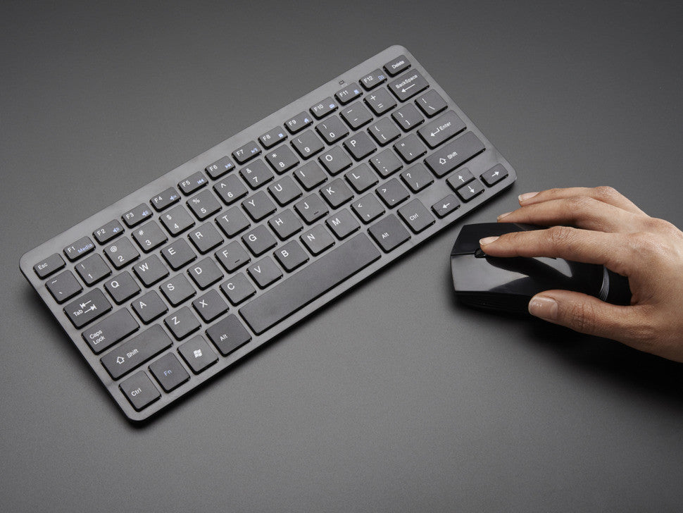 Wireless Keyboard and Mouse Combo w/ Batteries - One USB Port