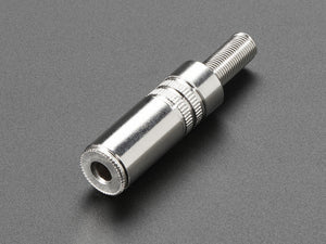 3.5mm (1/8") Stereo DIY "Free-Hanging" In-Line Jack - Chicago Electronic Distributors
