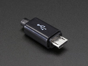 USB DIY Slim Connector Shell - MicroB Plug - Chicago Electronic Distributors
