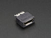 USB DIY Connector - MicroB Female Plug - Chicago Electronic Distributors
