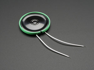 Thin Plastic Speaker w/Wires - 8 ohm 0.25W - Chicago Electronic Distributors
 - 1