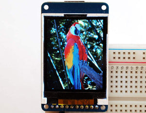 1.8" 18-bit color TFT LCD display with microSD card breakout - ST7735R - Chicago Electronic Distributors
 - 1