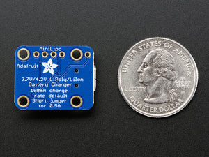 Adafruit Mini Lipo w/Mini-B USB Jack - USB LiIon/LiPoly charger - Chicago Electronic Distributors
 - 7