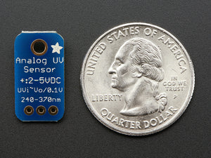 Analog UV Light Sensor Breakout - GUVA-S12SD - Chicago Electronic Distributors
 - 2
