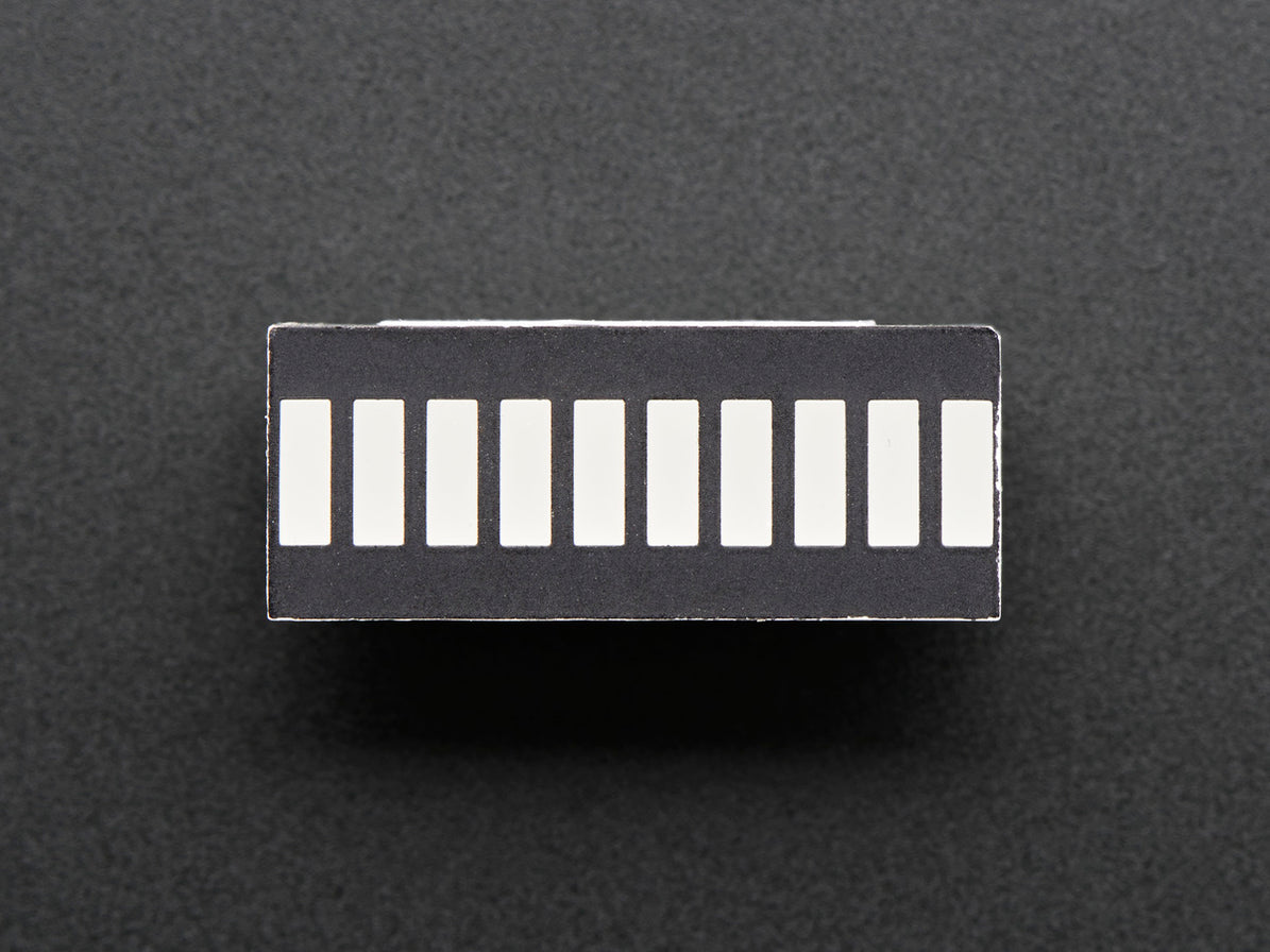 10 Segment Light Bar Graph LED Display - Red — Chicago Electronic ...