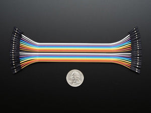 Adafruit Premium Female/Female Jumper Wires - 20 x 6" (150mm)