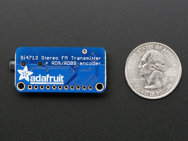 Adafruit Stereo FM Transmitter with RDS/RBDS Breakout - Si4713 - Chicago Electronic Distributors
 - 1