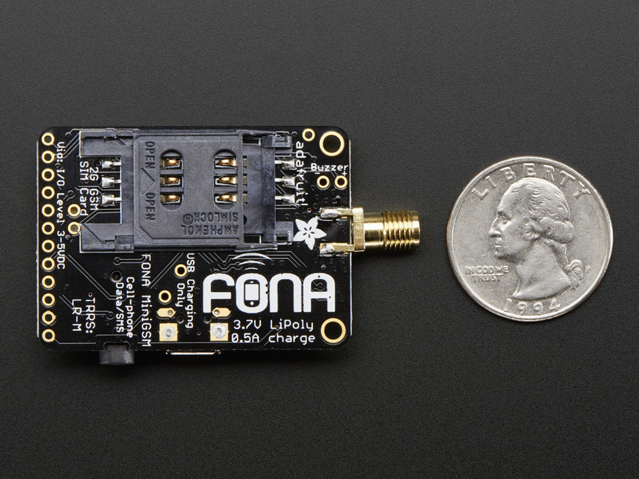 Adafruit FONA - Mini Cellular GSM Breakout - SMA Version - Chicago Electronic Distributors
 - 4