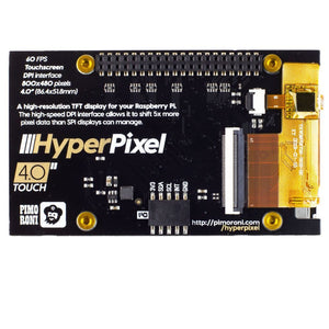 HyperPixel 4.0 - Hi-Res Display for Raspberry Pi – Touch