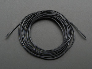 Silicone Cover Stranded-Core Wire - 2m 30AWG Black - Chicago Electronic Distributors
