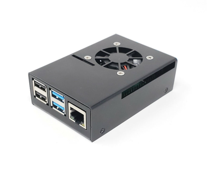 Aluminum Raspberry Pi 4 Model B Case with Fan