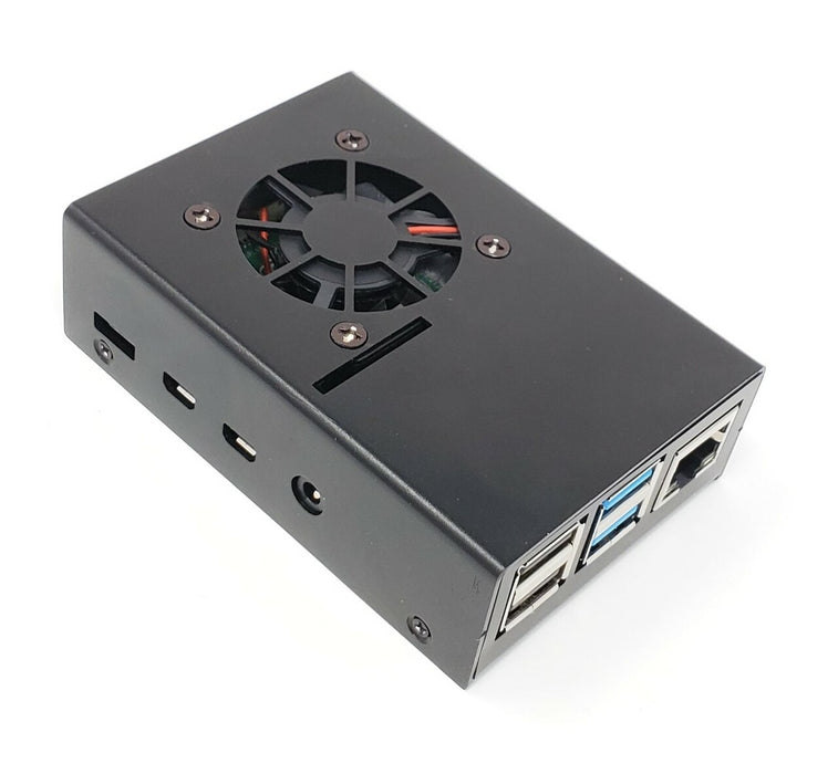 Aluminum Raspberry Pi 4 Model B Case with Fan