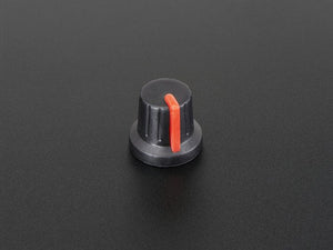 Potentiometer Knob - Soft Touch T18 - Red - Chicago Electronic Distributors
