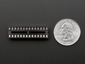 Adafruit IC Socket - for 28-pin 0.3" Chips - Pack of 3