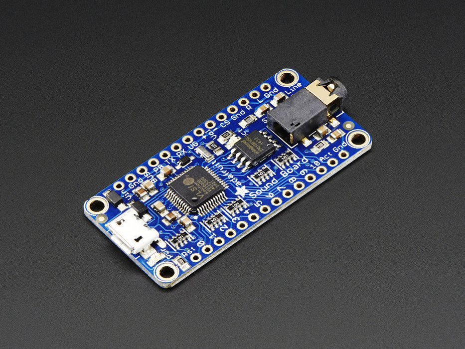 Adafruit Audio FX Sound Board - WAV/OGG Trigger with 16MB Flash - Chicago Electronic Distributors
 - 1