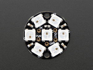 NeoPixel Jewel - 7 x WS2812 5050 RGB LED with Integrated Drivers - Chicago Electronic Distributors
 - 4