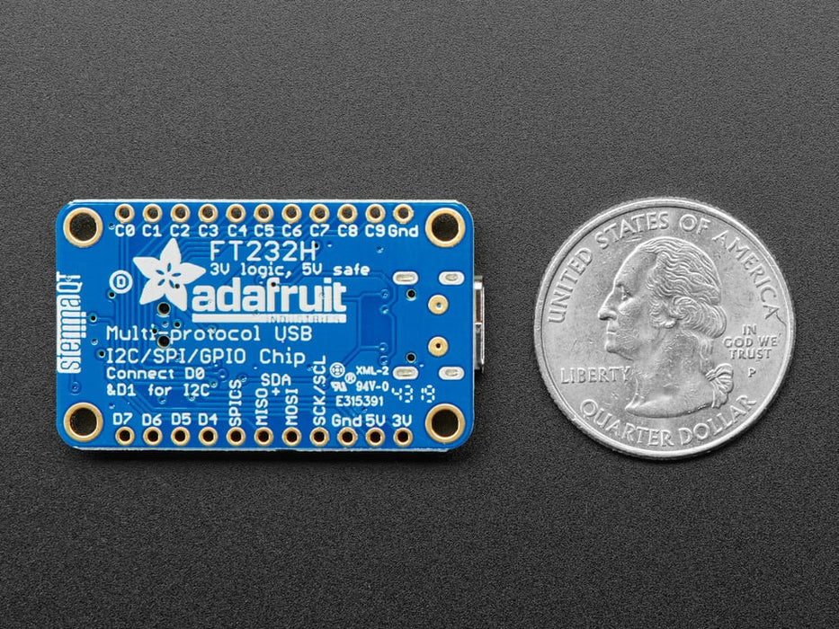 Adafruit FT232H Breakout - General Purpose USB to GPIO+SPI+I2C