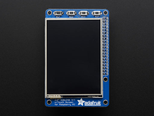 PiTFT Plus Assembled 320x240 2.8" TFT + Resistive Touchscreen - Pi 2 and Model A+ / B+ - Chicago Electronic Distributors
 - 2