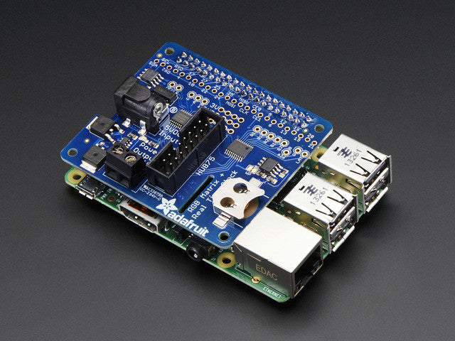 Adafruit RGB Matrix HAT + RTC for Raspberry Pi - Mini Kit - Chicago Electronic Distributors
 - 3