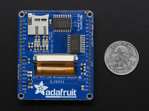 Adafruit 2.4" TFT LCD with Touchscreen Breakout w/MicroSD Socket - ILI9341 - Chicago Electronic Distributors
 - 4