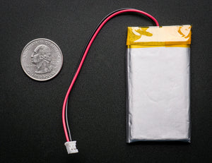 Lithium Ion Polymer Battery - 3.7v 1200mAh - Chicago Electronic Distributors
 - 3