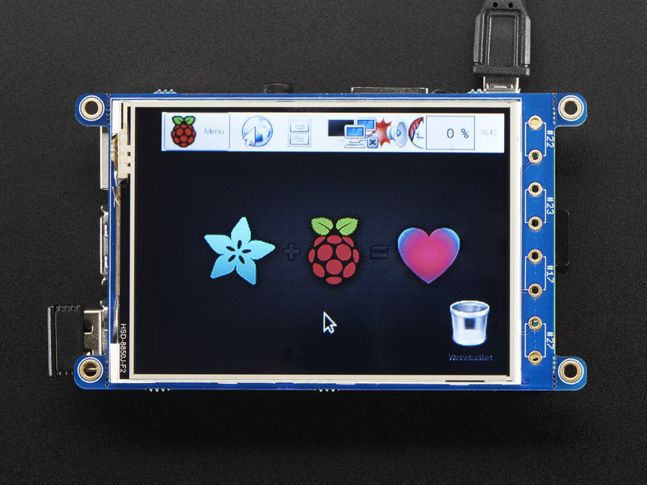 PiTFT Plus 320x240 3.2" TFT + Resistive Touchscreen - Chicago Electronic Distributors
 - 7