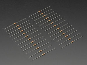 Through-Hole Resistors - 22K ohm 5% 1/4W - Pack of 25 - Chicago Electronic Distributors
