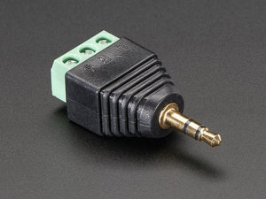 3.5mm (1/8") Stereo Audio Plug Terminal Block - Chicago Electronic Distributors
