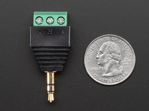 3.5mm (1/8") Stereo Audio Plug Terminal Block