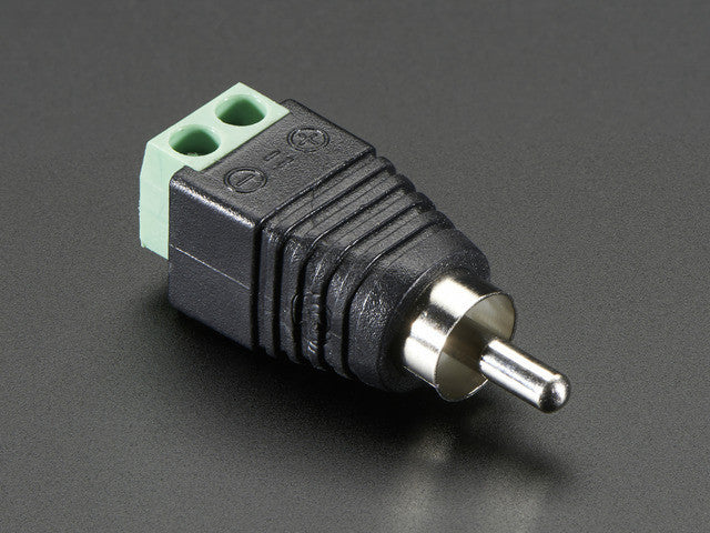 RCA (Composite Video, Audio) Male Plug Terminal Block - Chicago Electronic Distributors
