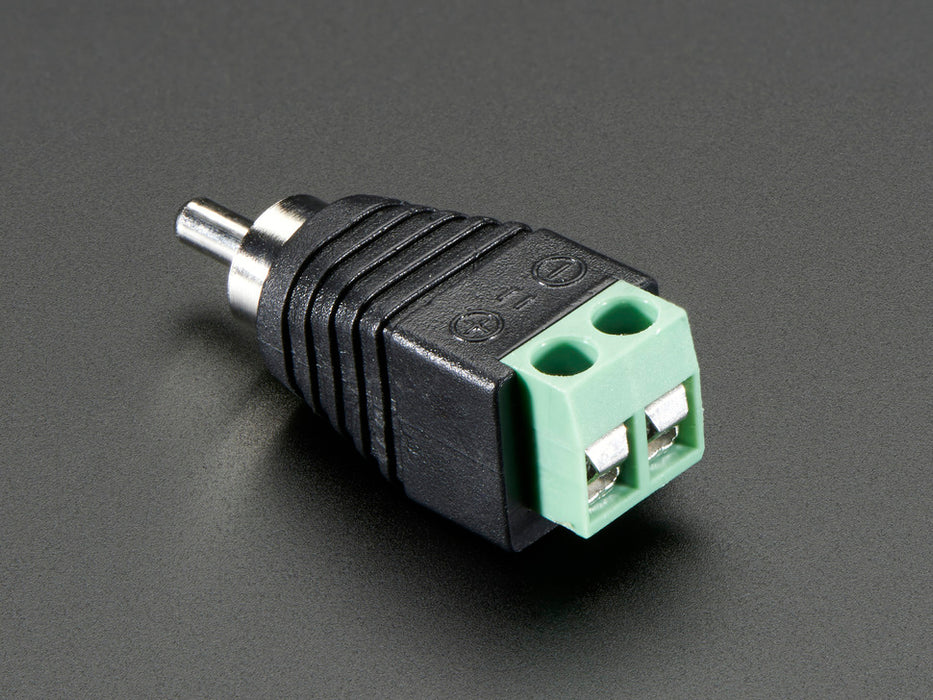 RCA (Composite Video, Audio) Male Plug Terminal Block