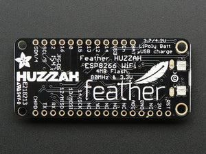 Adafruit Feather HUZZAH with ESP8266 WiFi - Chicago Electronic Distributors
 - 1