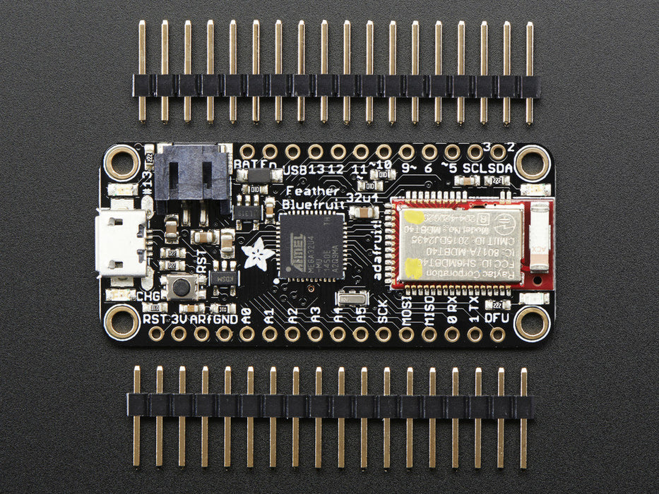 Adafruit Feather 32u4 Bluefruit LE - Chicago Electronic Distributors
 - 8