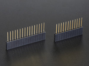 Feather Stacking Headers - 12-pin and 16-pin female headers - Chicago Electronic Distributors
 - 1