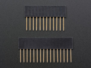 Feather Stacking Headers - 12-pin and 16-pin female headers - Chicago Electronic Distributors
 - 7