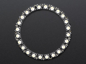 NeoPixel Ring - 24 x 5050 RGBW LEDs w/ Integrated Drivers - Warm White - ~3000K