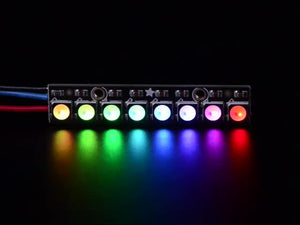 NeoPixel Stick - 8 x 5050 RGBW LEDs - Natural White - ~4500K - Chicago Electronic Distributors
