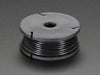 Solid-Core Wire Spool - 25ft - 22AWG - Black - Chicago Electronic Distributors
