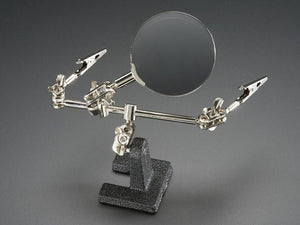 Helping Third Hand Magnifier W/Magnifying Glass Tool - Chicago Electronic Distributors
