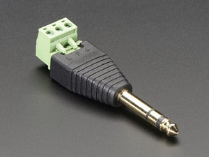 1/4" (6.35mm) Stereo Plug Terminal Block - Chicago Electronic Distributors
