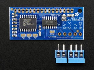 i2c / SPI character LCD backpack - Chicago Electronic Distributors
