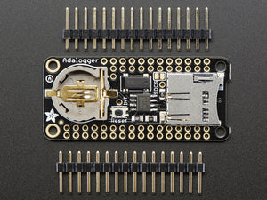 Adalogger FeatherWing - RTC + SD Add-on For All Feather Boards - Chicago Electronic Distributors
 - 2
