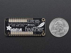 NeoPixel FeatherWing - 4x8 RGB LED Add-on For All Feather Boards - Chicago Electronic Distributors
 - 4