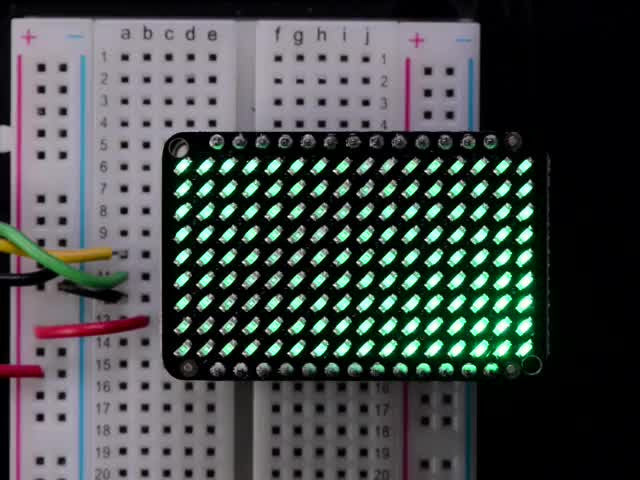 LED Charlieplexed Matrix - 9x16 LEDs - Green — Chicago Electronic ...