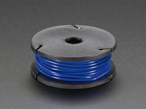 Stranded-Core Wire Spool - 25ft - 22AWG - Blue - Chicago Electronic Distributors
